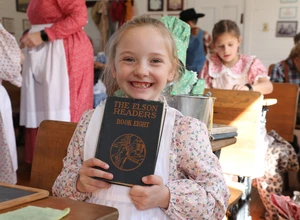 The School of the Ozarks second grade class enjoy the 10th annual Prairie Days in the Star School at College of the Ozarks. 