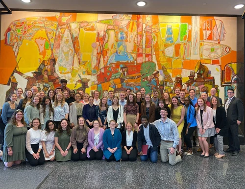 Group of 46 people. 