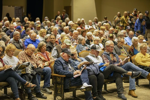 Crowd of people.