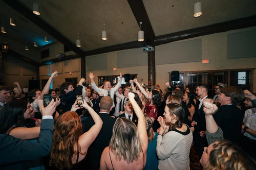 Young adult dance at alternative prom