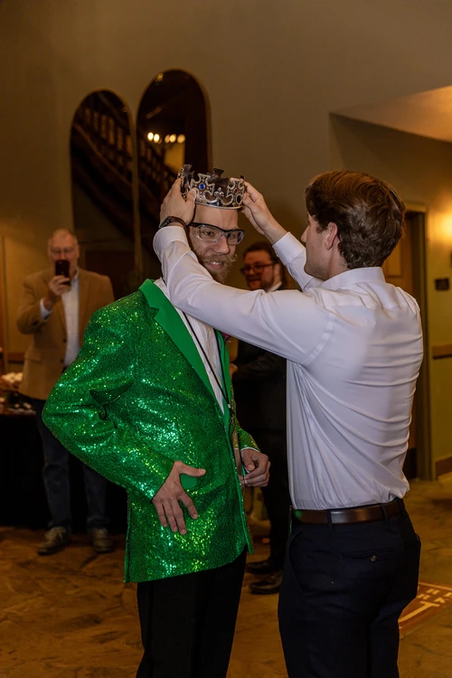 Guest being Crowned at Night to Shine