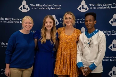 Fikadu with Riley Gaines