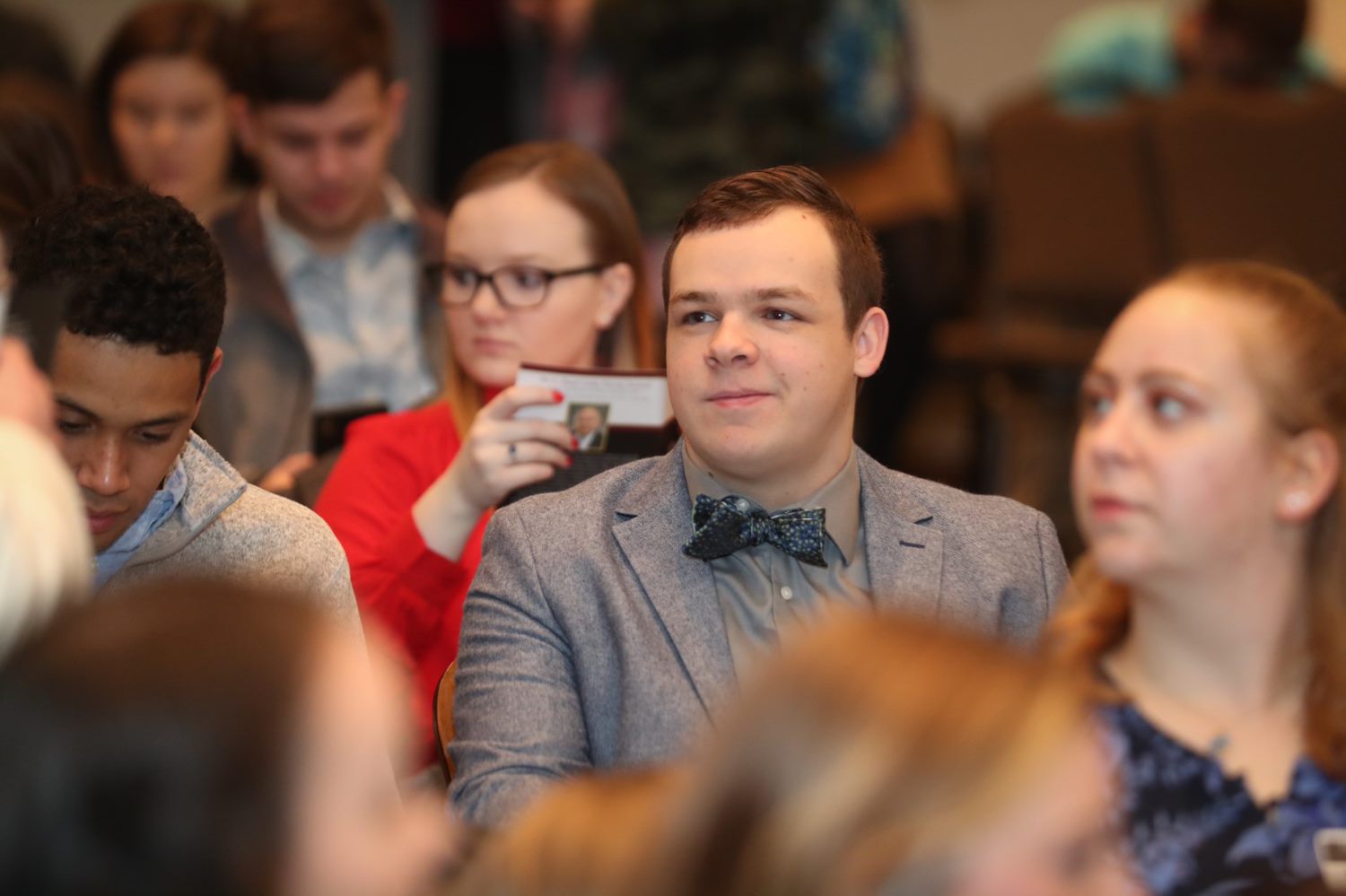 Attendee at a Keeter Center forum