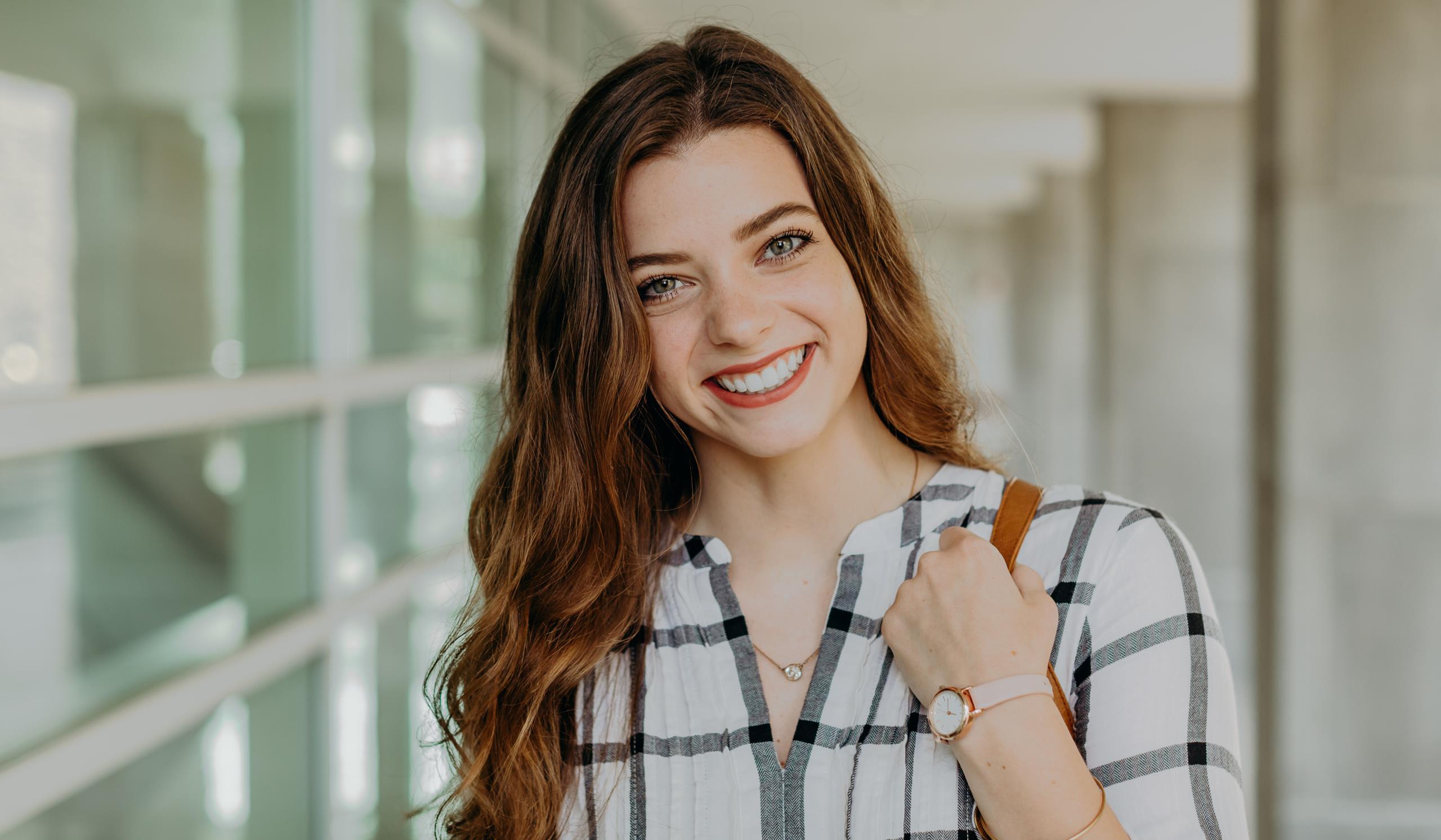 Student Smiling at the Camera