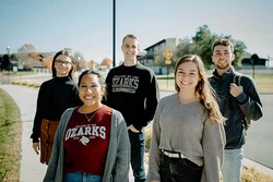 Students in C of O apparel