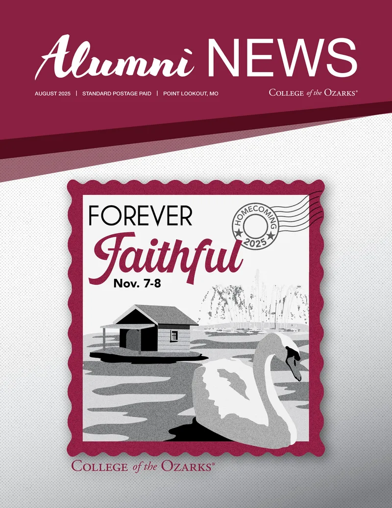 Cover of the Fall 2025 Alumni News