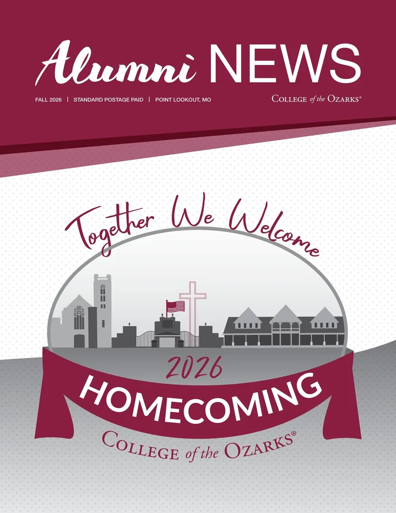 Cover of the Fall 2026 Alumni News
