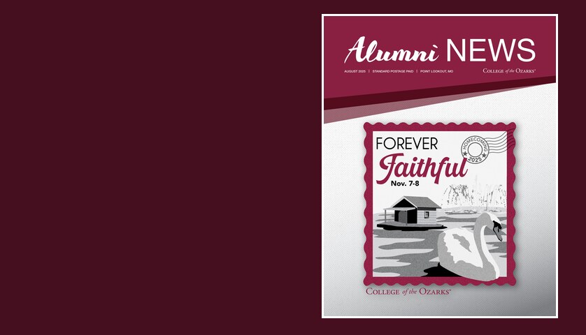 Fall 2025 Alumni News cover: Forever Faithful, Nov. 7-8
