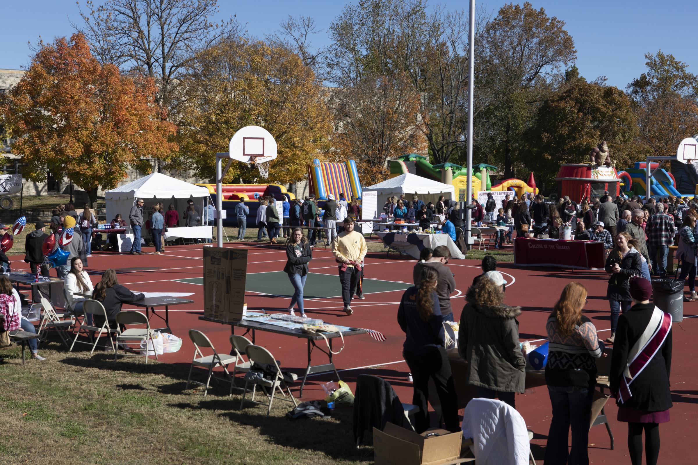 Alumni at homecoming