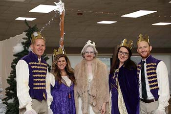 School of the Ozarks faculty dressed up as “Narnia” characters for the students