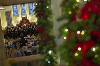 Chapel during Christmas Card to the Community